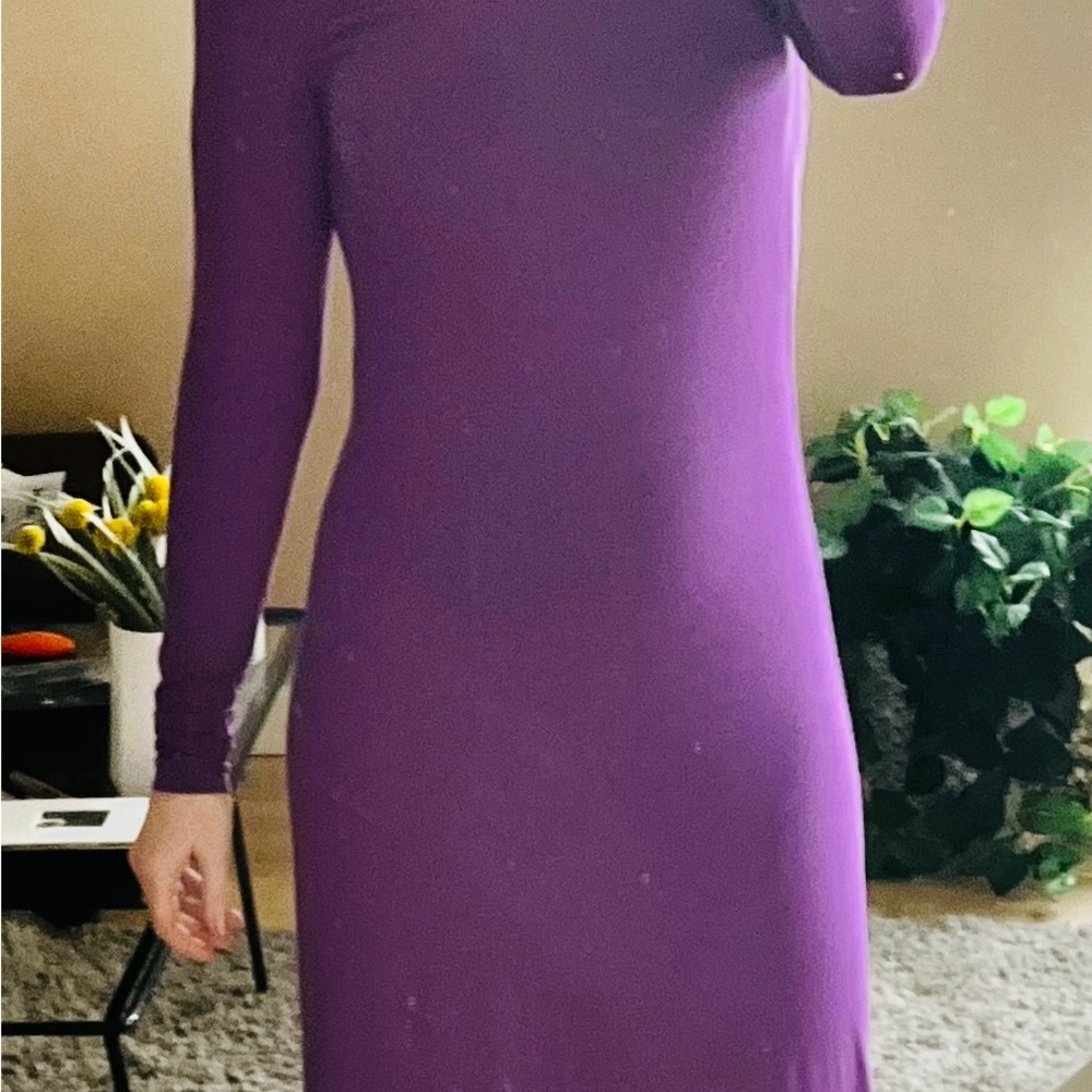 COS Purple/Fuscia Long Sleeve, Long Dress